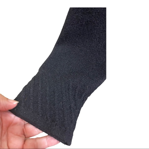 Cashmere charter club luxury open front cardigan black. Size medium cashmere - Picture 9 of 12